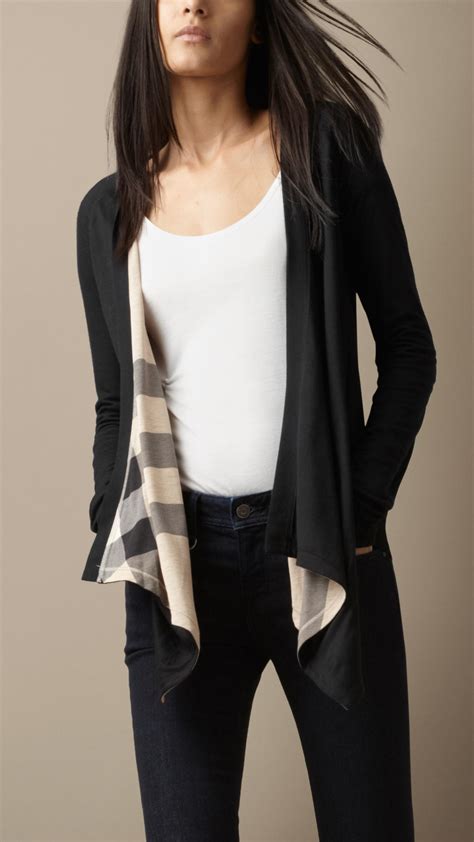 burberry cardigan scarf|burberry reversible cardigan.